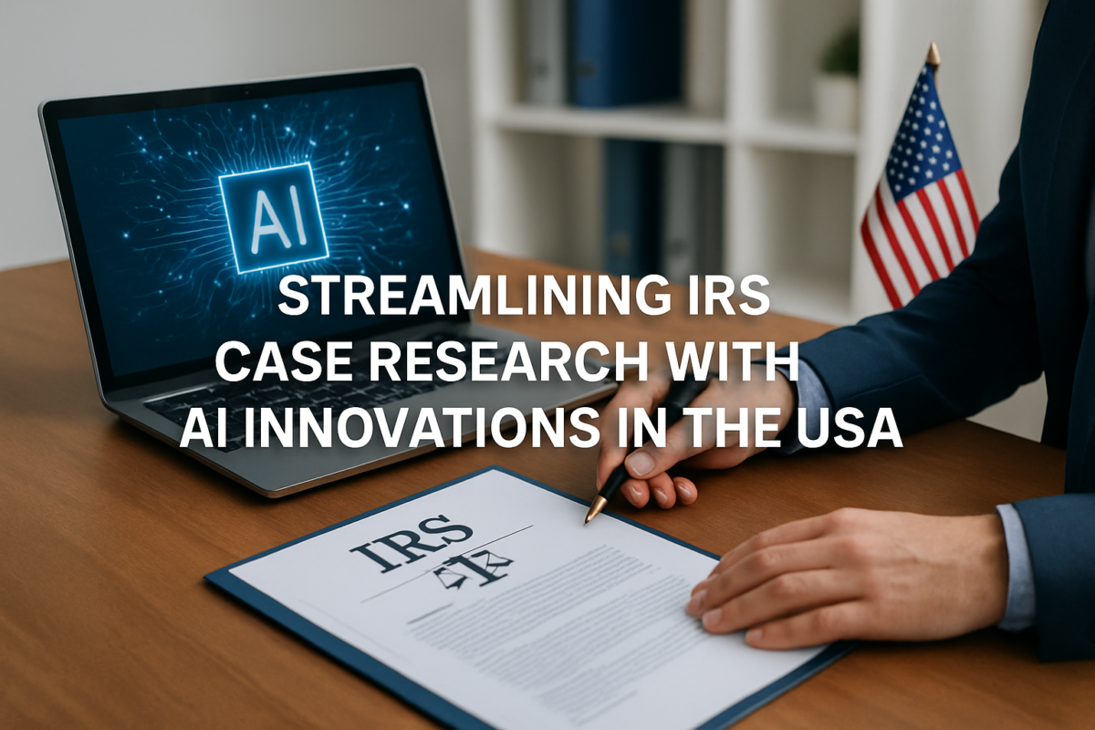 How AI Can Cut Research Time on a Complex IRS Case