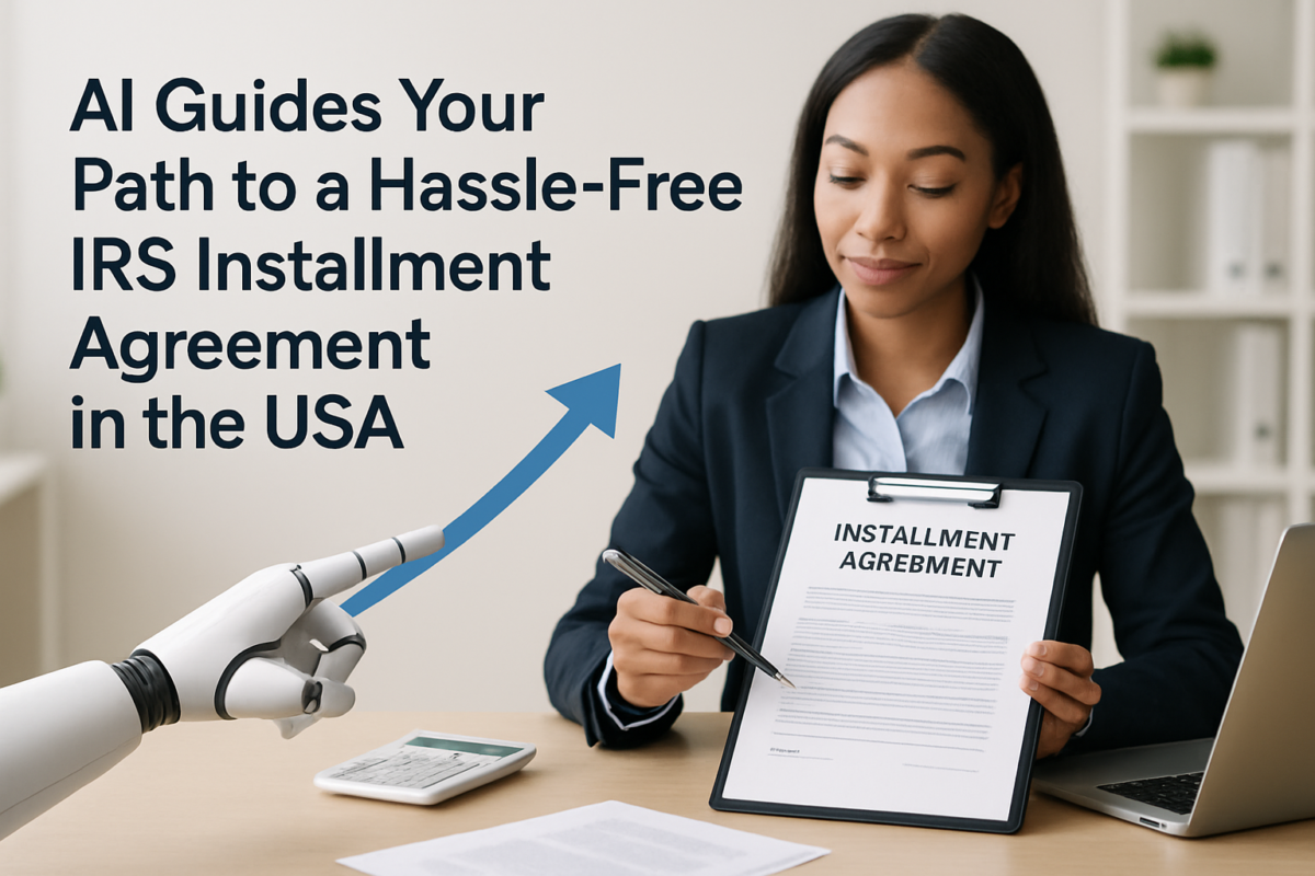 How AI Can Walk You Through an IRS Installment Agreement Setup