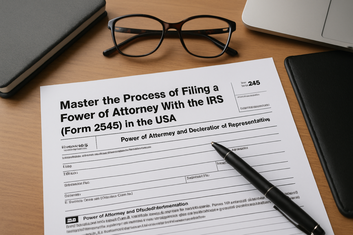 How to File a Power of Attorney With the IRS (Form 2848)