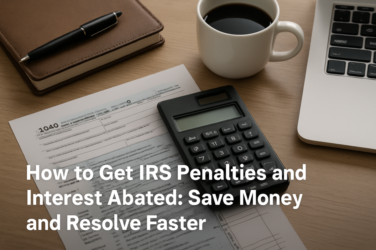 How to Get IRS Penalties and Interest Abated