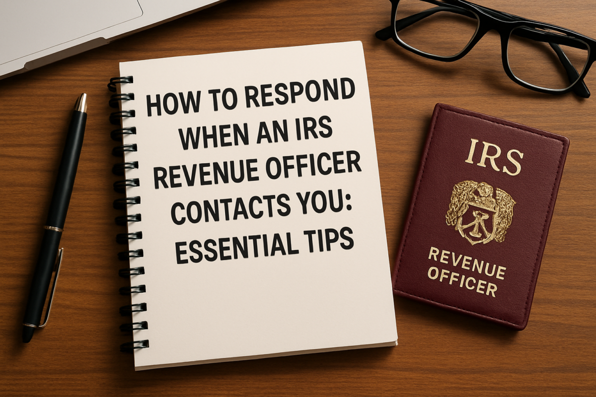 How to Respond When an IRS Revenue Officer Contacts You