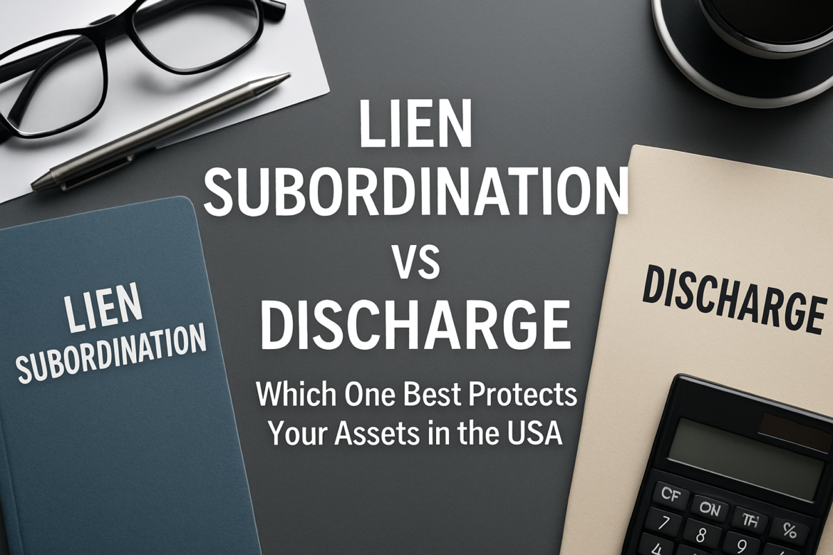 Lien Subordination vs Discharge: Which One Do You Need