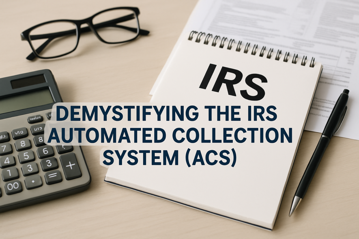 Understanding the IRS Automated Collection System (ACS)