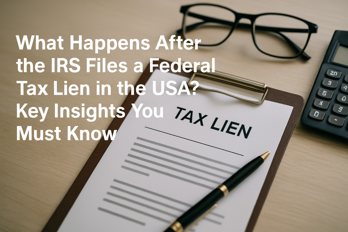 What Happens After the IRS Files a Federal Tax Lien