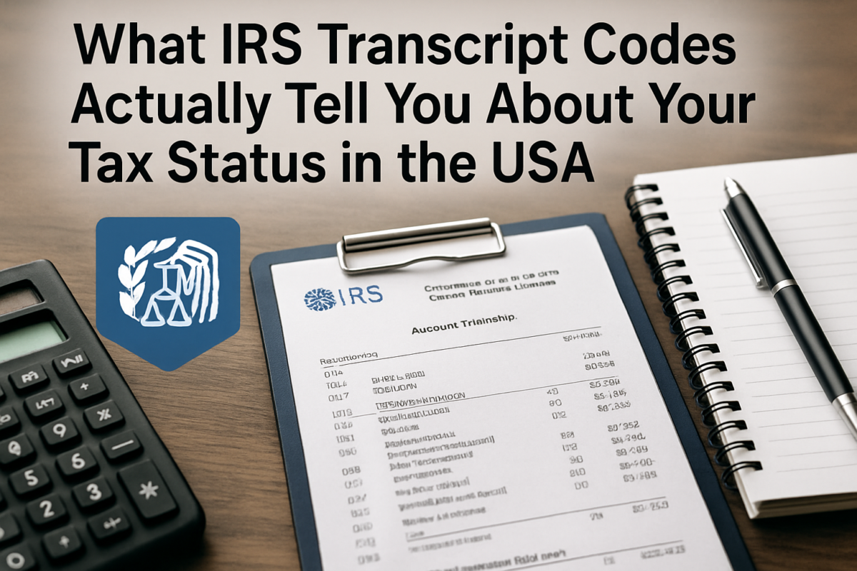 What IRS Transcript Codes Actually Tell You