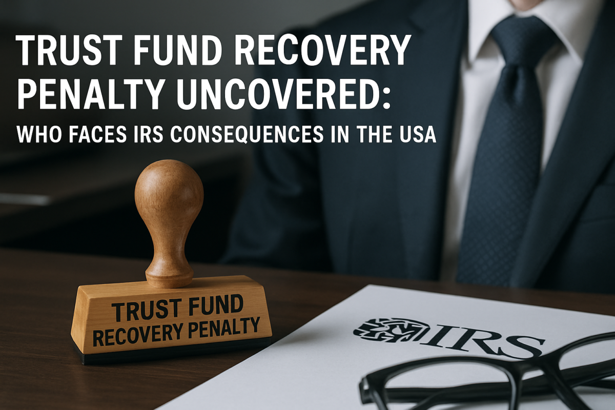 What the Trust Fund Recovery Penalty Is and Who Gets Hit